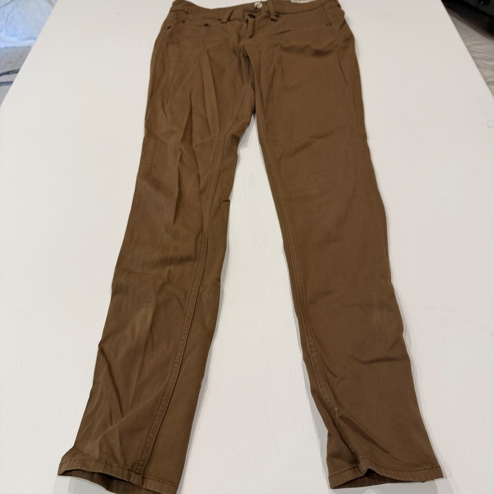 Rag & Bone Jean Legging Shitake Brown Pants W1503O163 Size 28